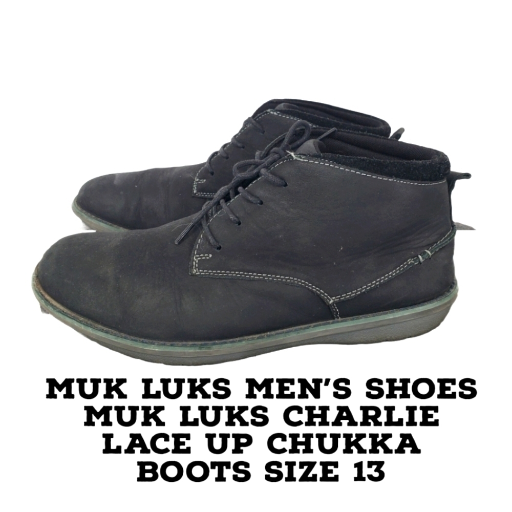 Muk Luks Men’s Shoes Muk Luks Charlie Lace Up Chukka Boots Size 13